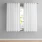 Aria Sheer Rod Pocket Panel Curtain with Trim - image 2
