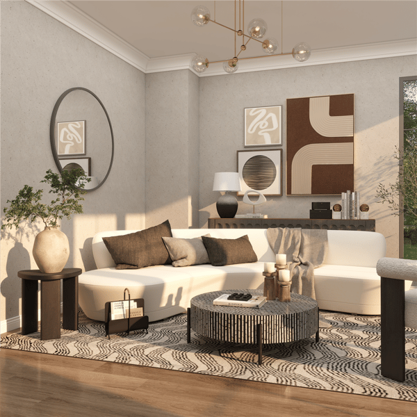 9th & Pike® Modern Black Wood Accent Table
