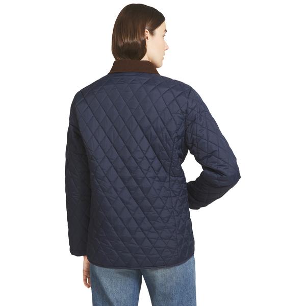 Petite LANDS'' END® Corduroy Collar Zip-Front Quilted Jacket