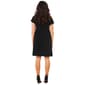 Petite MSK Short Sleeve Grommet Trim Solid Shift Dress - image 2