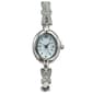 Womens Easy Read White Dial Silver Quartz Watch - LWBN09BV - image 1