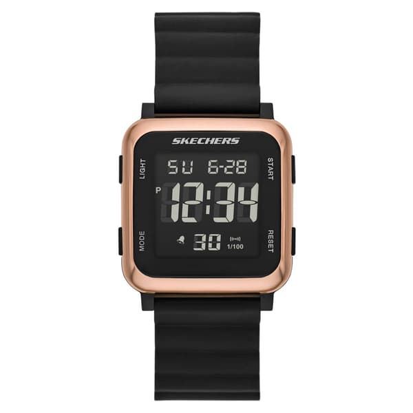Womens Skechers Slip-Ins Black Beckworth Digital Watch - SR6311 - image 