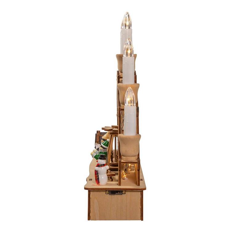 Kurt S. Adler 10.25in. Wooden LED Christmas Village