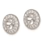 Pure Fire 14kt. White Gold Lab Grown Diamond 6mm Earring Jackets - image 2