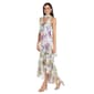 Womens R&M Richards Sleeveless Drape Neck Print Midi with Scarf - image 1