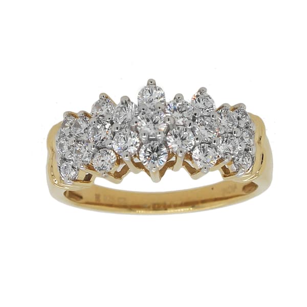 Nova Star&#40;R&#41; 14kt Yellow Gold 1ctw Lab Grown Diamond Statement Ring - image 
