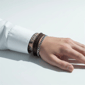 Mens Iron Saints 5mm Cuban Link Silver-Tone Bracelet - image 5
