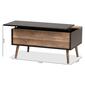 Baxton Studio Jensen Black/Rustic Brown Finish Wood Coffee Table - image 13