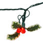 Kurt Adler UL 36-Light Holly Berry Clusters Light Set - image 4