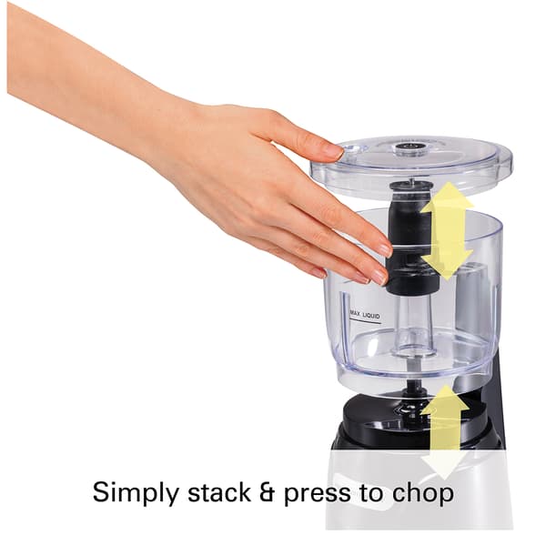 Hamilton Beach&#174; Stack & Press 3 Cup Chopper