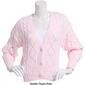 Juniors Pink Rose Better Days Cardigan - image 4