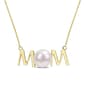 Sophia B 10kt. Gold Freshwater Cultured Pearl Mom Pendant - image 1