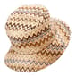 Womens Steve Madden Missoni Straw Bucket Hat - image 1