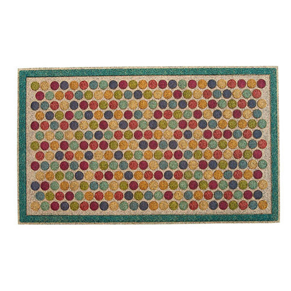 Colorful Dots Impression Accent Rug - image 
