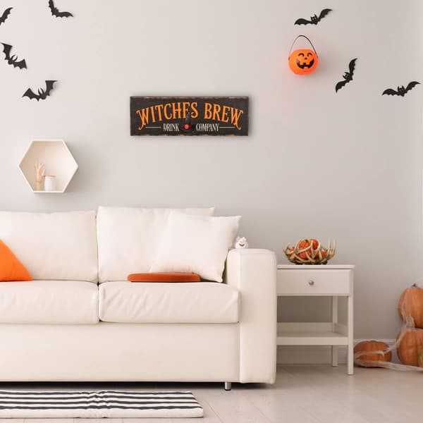 National Tree 24in. Witches Brew Wood Wall Sign