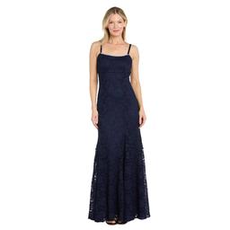 Womens R&M Richards Lace Evening Gown with Bolero Jacket