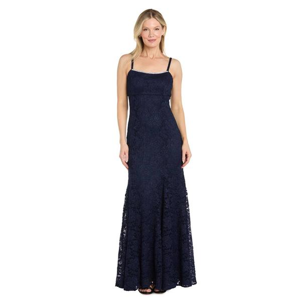 Womens R&M Richards Lace Evening Gown with Bolero Jacket