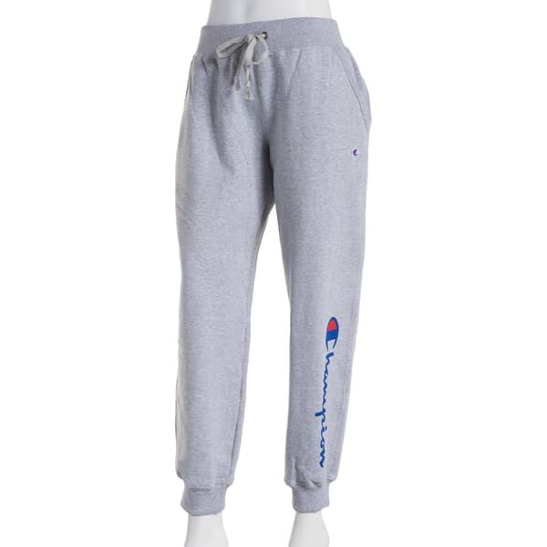Womens Champion Powerblend Classic Script Fleece Joggers