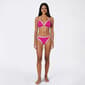 Juniors Mykonos Blue 2pc Pink Triangle Bikini with Charms Set - image 1