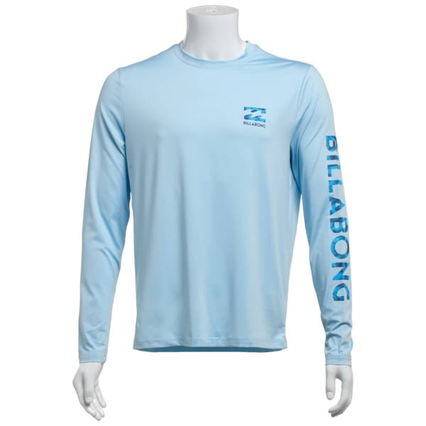 Young Mens Billabong Mondo Long Sleeve Rashguard - image 
