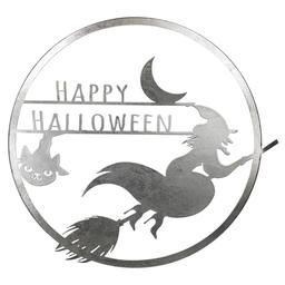 Northlight Seasonal 17in. Flying Witch Happy Halloween Wall Sign