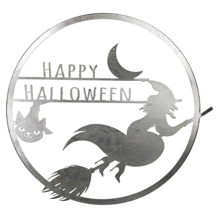 Northlight Seasonal 17in. Flying Witch Happy Halloween Wall Sign