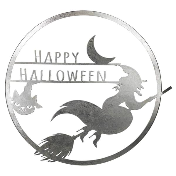 Northlight Seasonal 17in. Flying Witch Happy Halloween Wall Sign