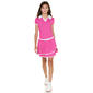 Girls (7-12) RBX 2pc. Short Sleeve Rib Top w/ Collar & Skort Set - image 1