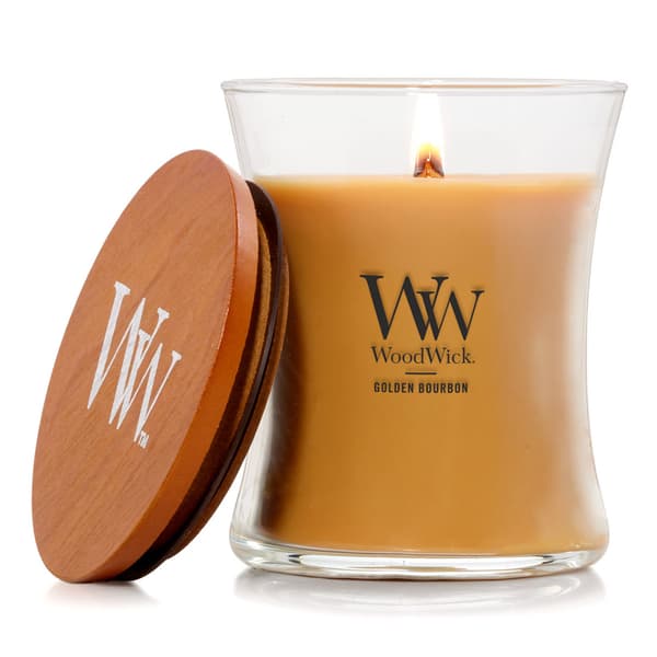 WoodWick® Golden Bourbon 9.7oz. Jar Candle