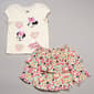 Girls (7-12) Disney Minnie Mouse Tee w/ Floral Skort Set - image 2