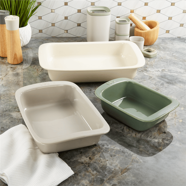 BergHOFF Balance Stone 3pc. Rectangular Baking Dish Set
