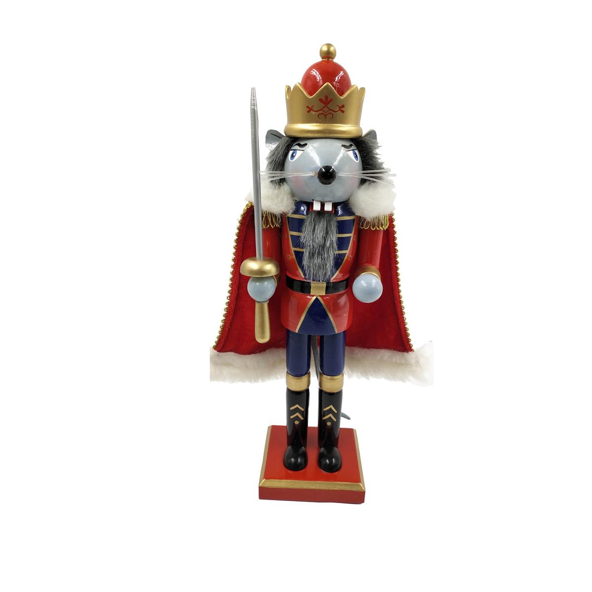 Santa’s Workshop 14in. Mouse King Nutcracker