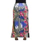 Plus Size 24/7 Comfort Apparel Multicolor Floral Maxi Skirt - image 2