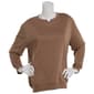 Womens Hasting & Smith Long Sleeve Solid Crew Neck Sweatshirt - image 1