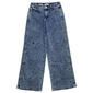 Girls (7-14) Em & Cass Wide Leg Gem Front Jeans - image 2