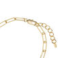 Athra 14kt. Gold Over Brass CZ M Initial Bracelet - image 2