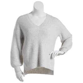 Hope & Henry Boys' Fine Gauge V-Neck Sweater with Elbow Patches (Light Gray Heather, 12-18 Months)