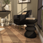 9th & Pike® Modern Black Metal Accent Table - image 6