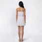 Juniors No Comment Strapless Tie Waist Gauze Dress w/ Sequin - image 4