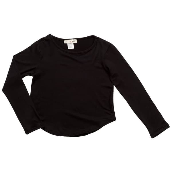 Girls &#40;7-12&#41; Dream Girl Long Sleeve Solid Yummy Tee - image 