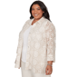 Plus Size Alfred Dunner Natural Wonder Sequin Two In One Blouse - image 3