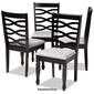 Baxton Studio Lanier Wood Dining Chairs - Set of 4 - image 2