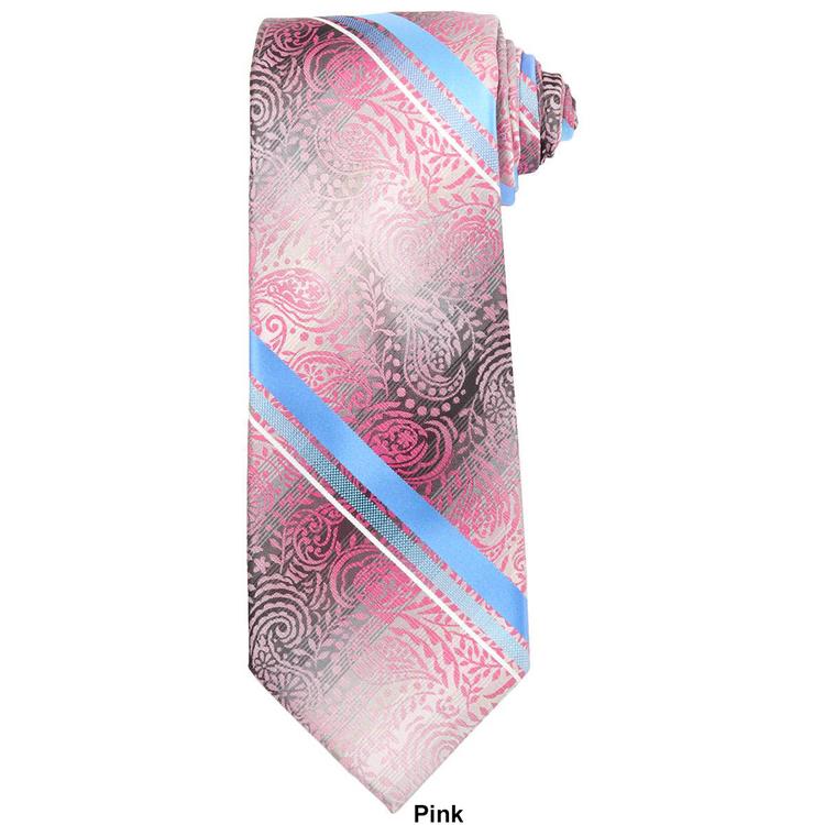 Mens Architect® Rawley Floral Stripe Tie