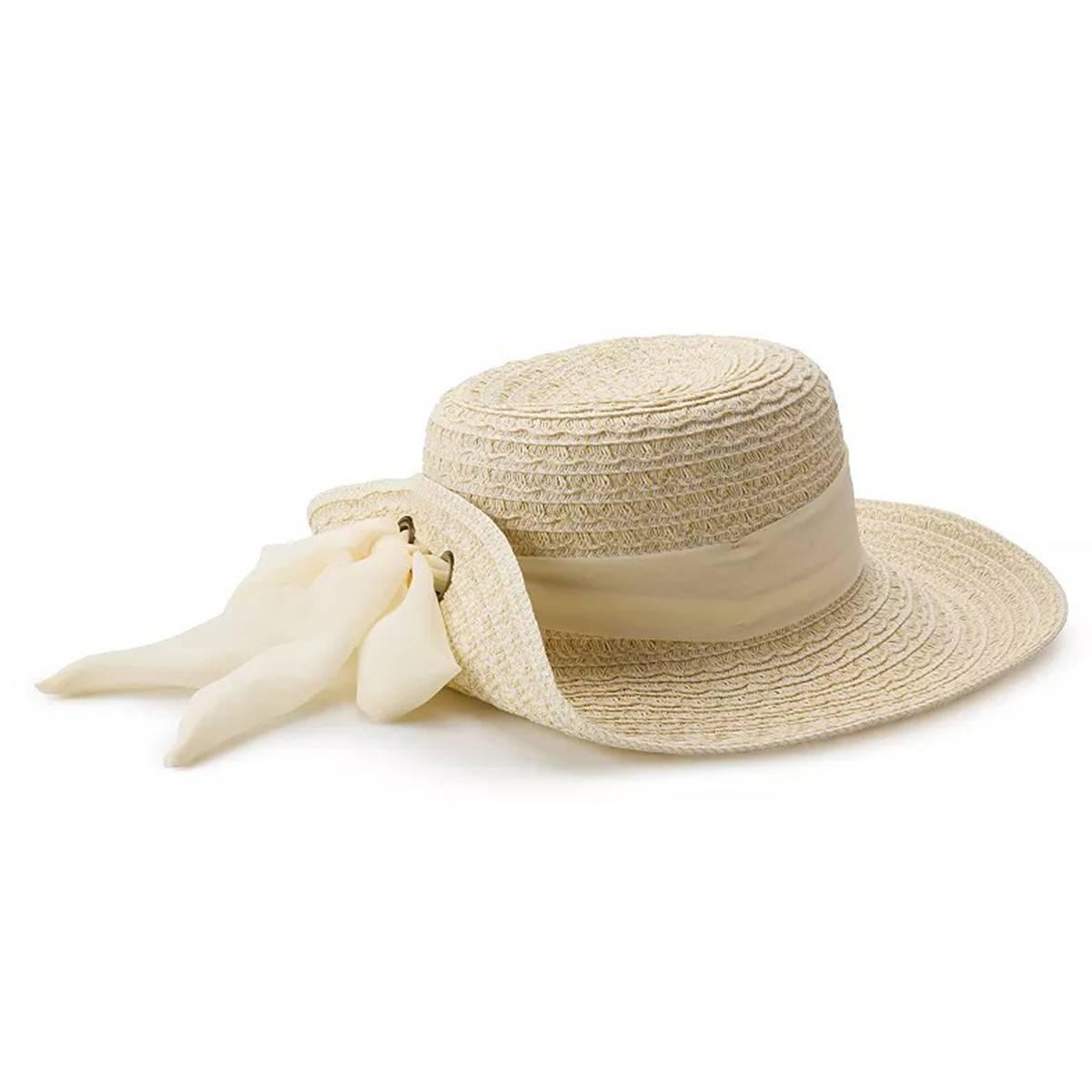 Womens Nine West Scarf Flip Up Floppy Hat
