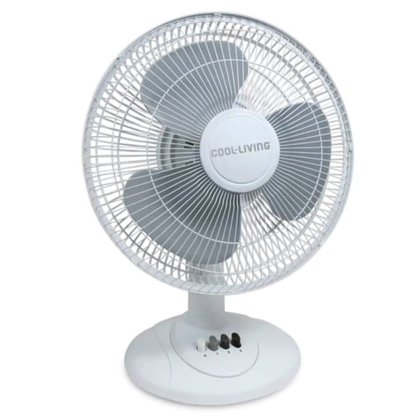 Cool Living 12in. Oscillating Table Fan - image 