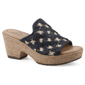 Womens Cliffs by White Mountain Bizzie Wedge Slide Sandals - image 1