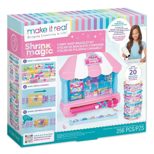 Make It Real&#40;tm&#41; Shrink Magic Candy Shop Bracelet Kit - image 