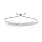 Nova Star&#40;R&#41; Sterling Silver Lab Grown Diamond Link Bolo Bracelet - image 1
