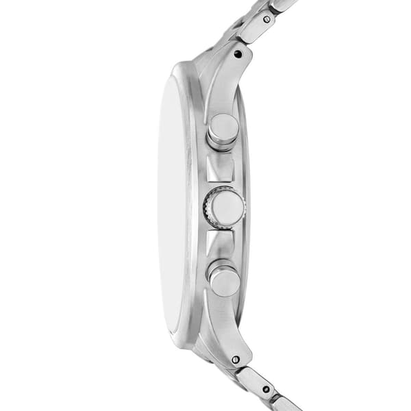 Mens Folio Silver-Tone Watch/Bracelets/Flask Set - FMDFL6075