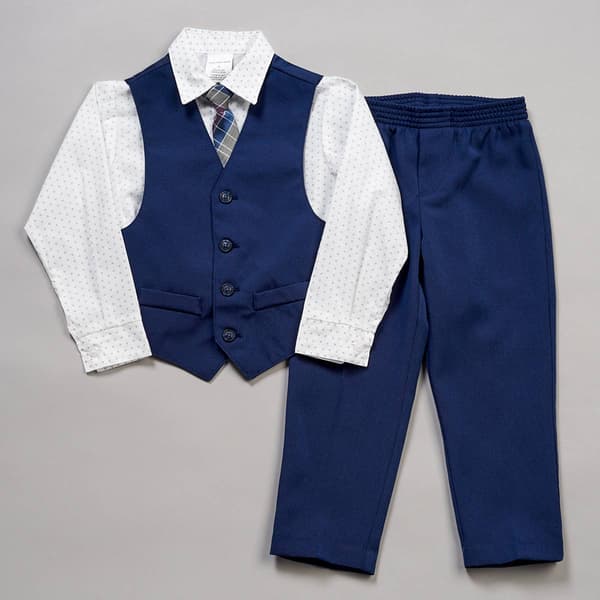 Boys &#40;4-7&#41; Van Heusen&#40;R&#41; Diamond Texture Vest with Bow Tie Set - image 